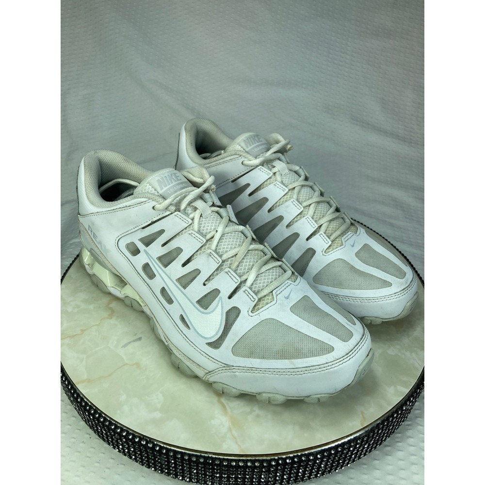 Nike Reax 8 TR Training Shoes Mens 12 White Low Top Workout Running Gym Sneakers